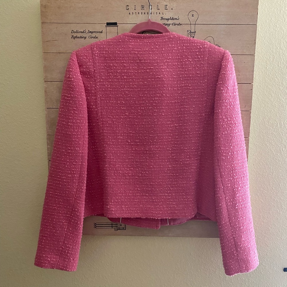 Mango Pink Tweed Jacket - Picture 6 of 8